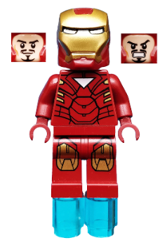 Iron Man - Mark 6 Armor, Small Helmet Visor, Foot Repulsors