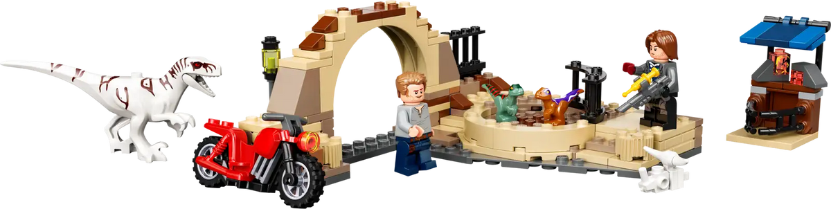 76945 LEGO® Atrociraptor Dinosaur: Bike Chase Used Set