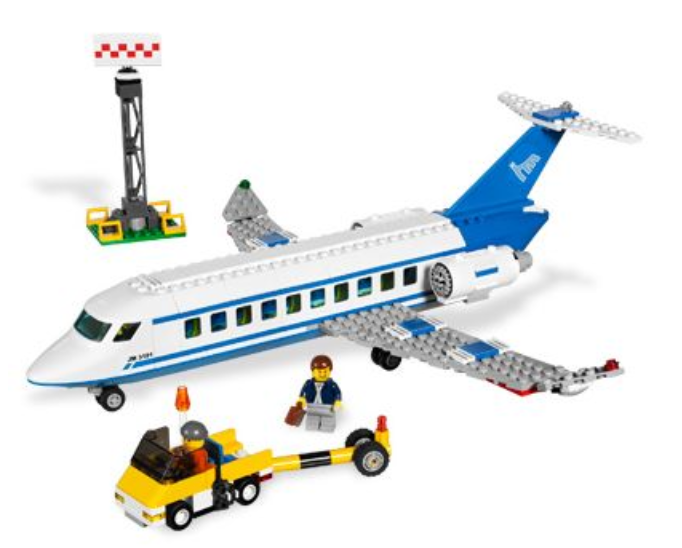 3181 Passenger Plane (Used Set)