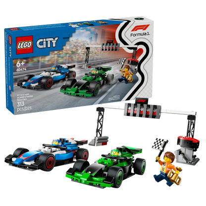 LEGO® 60474 F1 Grid with VCARB & Sauber Race Cars