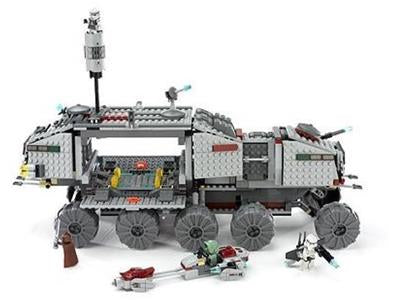 LEGO® 7261 Clone Turbo Tank (with Light-Up Mace Windu, Trans-Light Purple Lightsaber Blade)