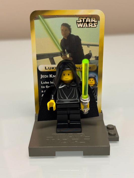 Luke Skywalker with Black Hood, Black Cape with Collector's Card