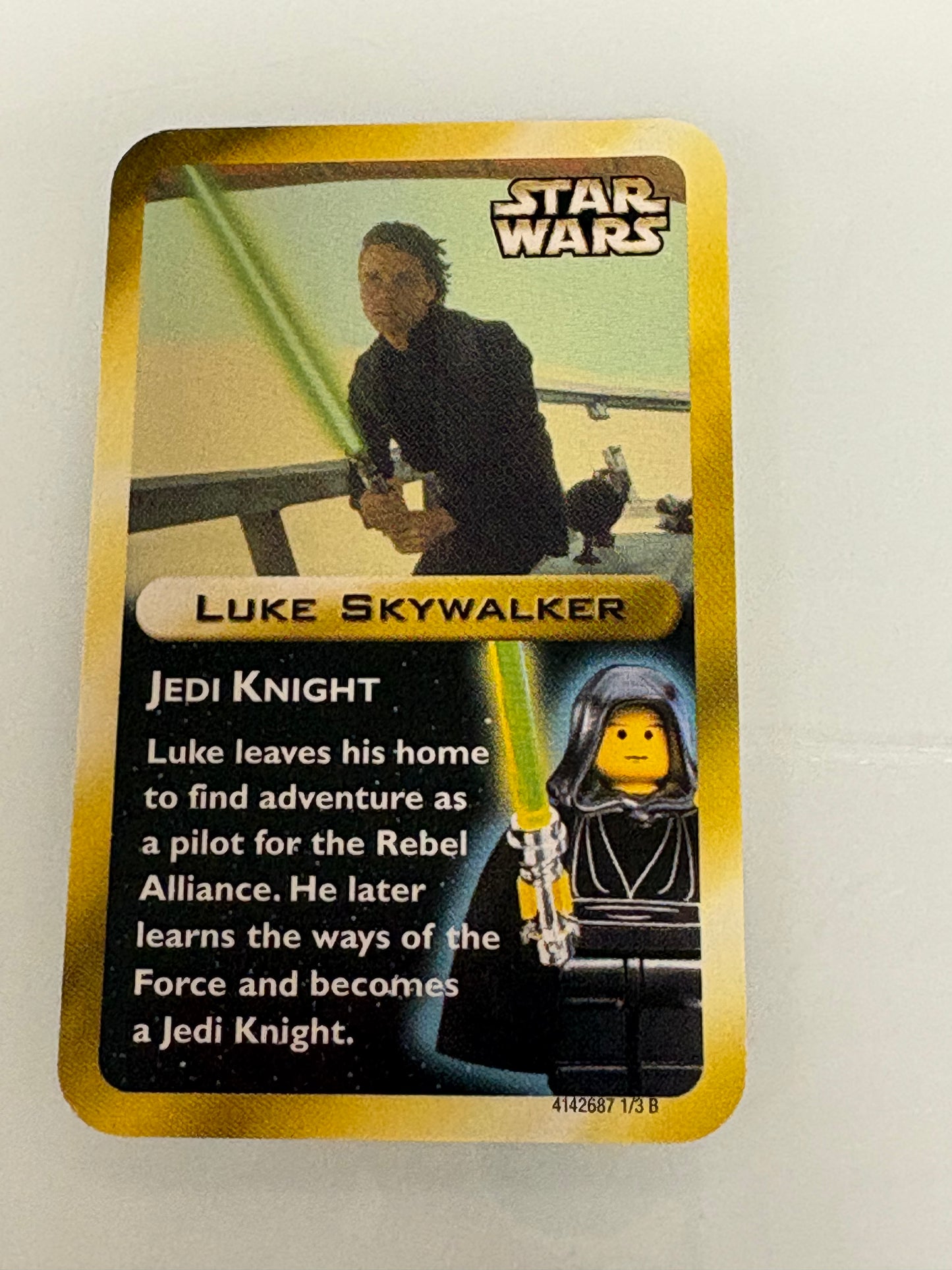 Luke Skywalker with Black Hood, Black Cape with Collector's Card