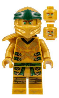 Lloyd (Golden Ninja) - Legacy, Pearl Gold Head, Shoulder Armor