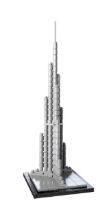 Used Set 21008 Burj Khalifa (No Instruction Manual or Box)