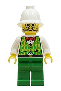 Dr. Kilroy / Dr. Charles Lightning - Green and Lime Vest, Green Legs, White Pith Helmet