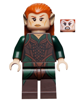 Tauriel, Dark Green and Dark Brown Outfit