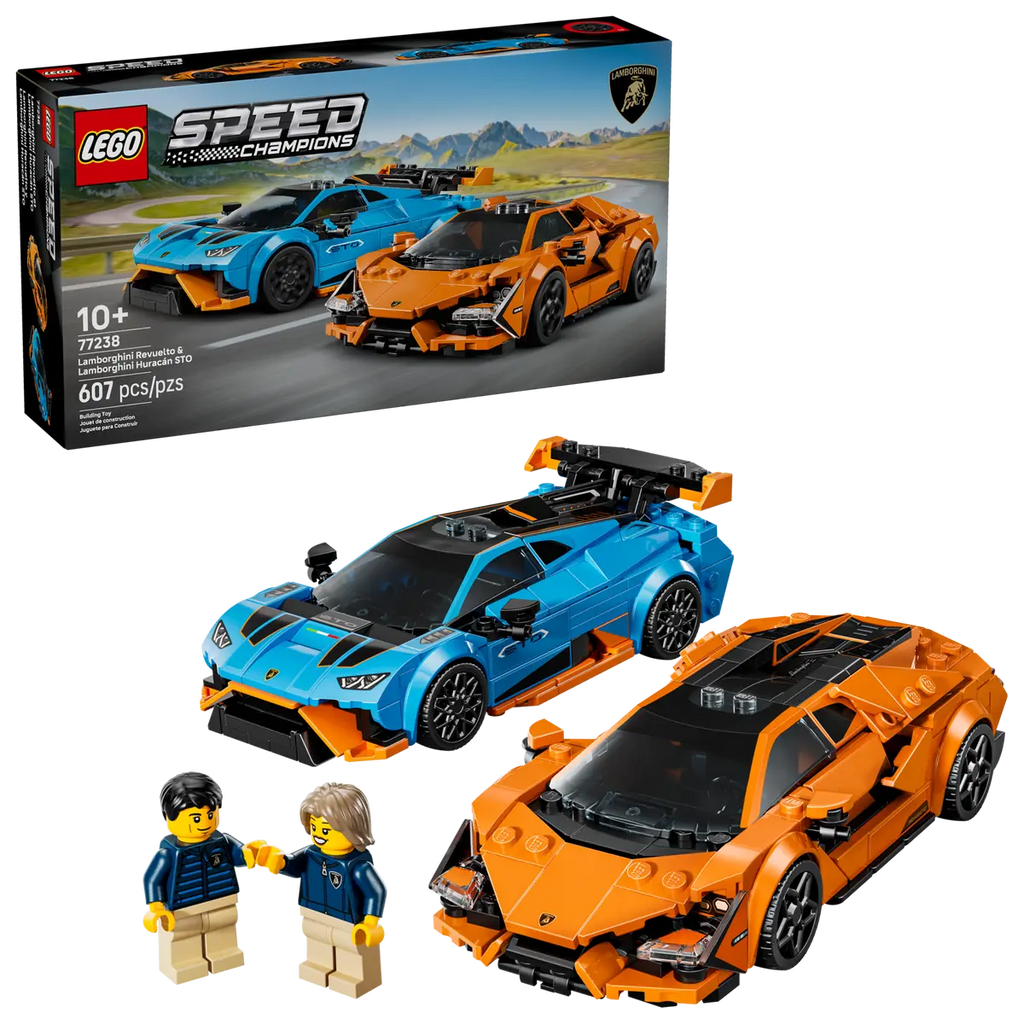 LEGO® 77238 Lamborghini Revuelto & Huracán STO