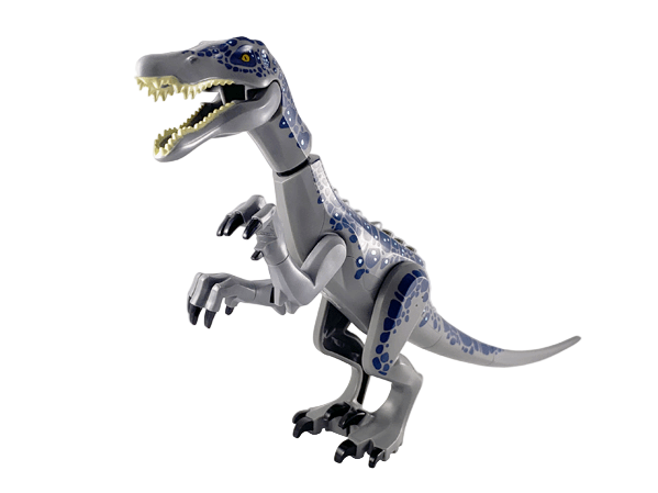 Baryonyx with Dark Blue and Metallic Light Blue Spots