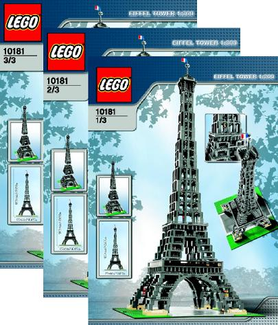 10181 Eiffel Tower 1:300 Scale Certified Set