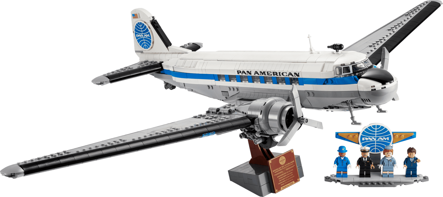 11378 LEGO® Douglas DC-3 PAN AM Airliner Used Set