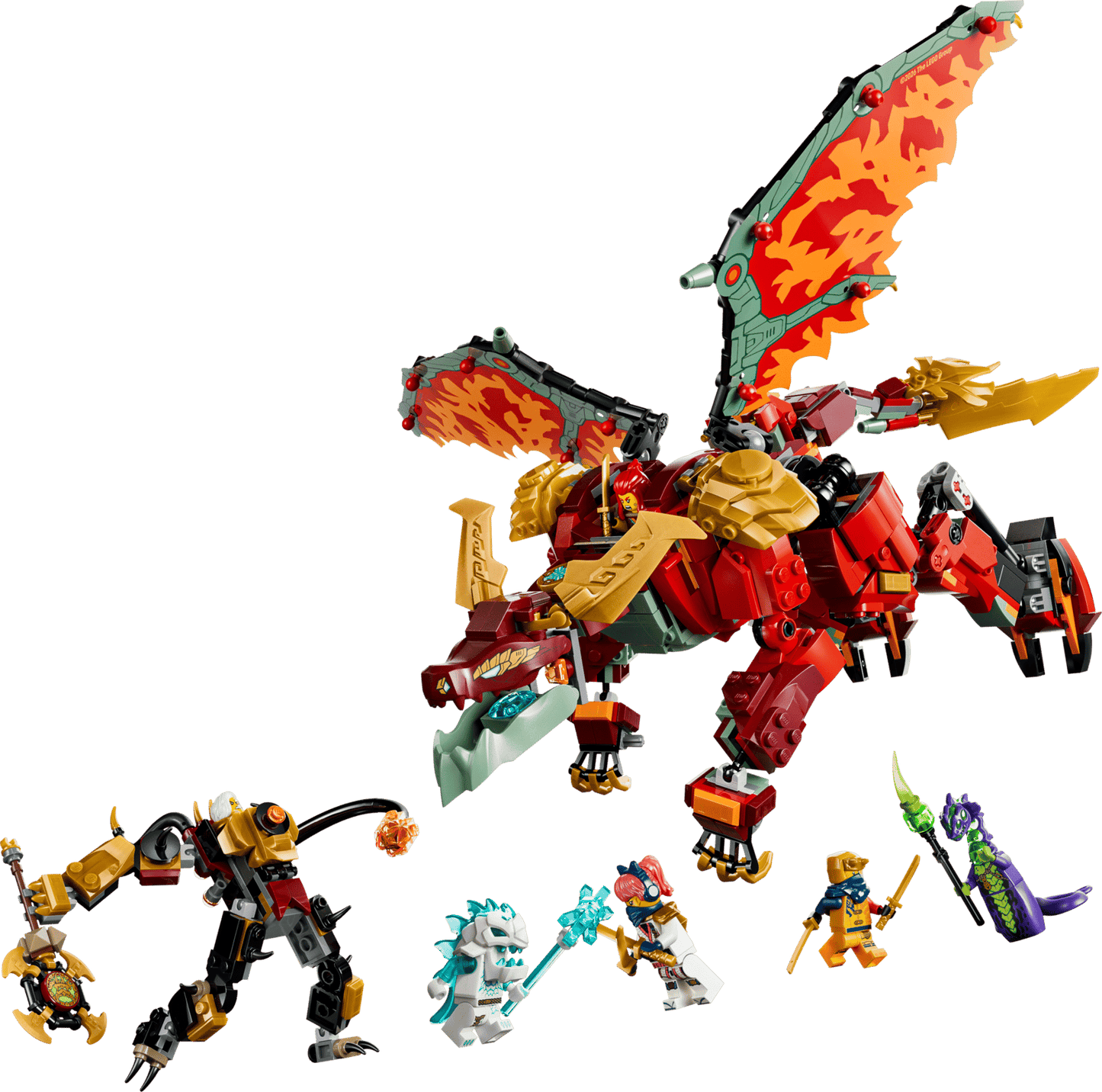 71868 LEGO® Wyldfyre's Transforming Dragon Mech
