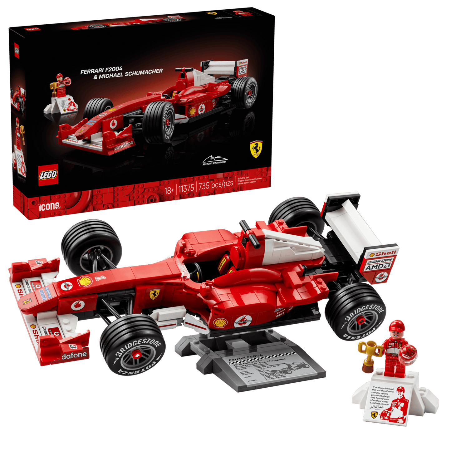 LEGO® 11375 Ferrari F2004 & Michael Schumacher