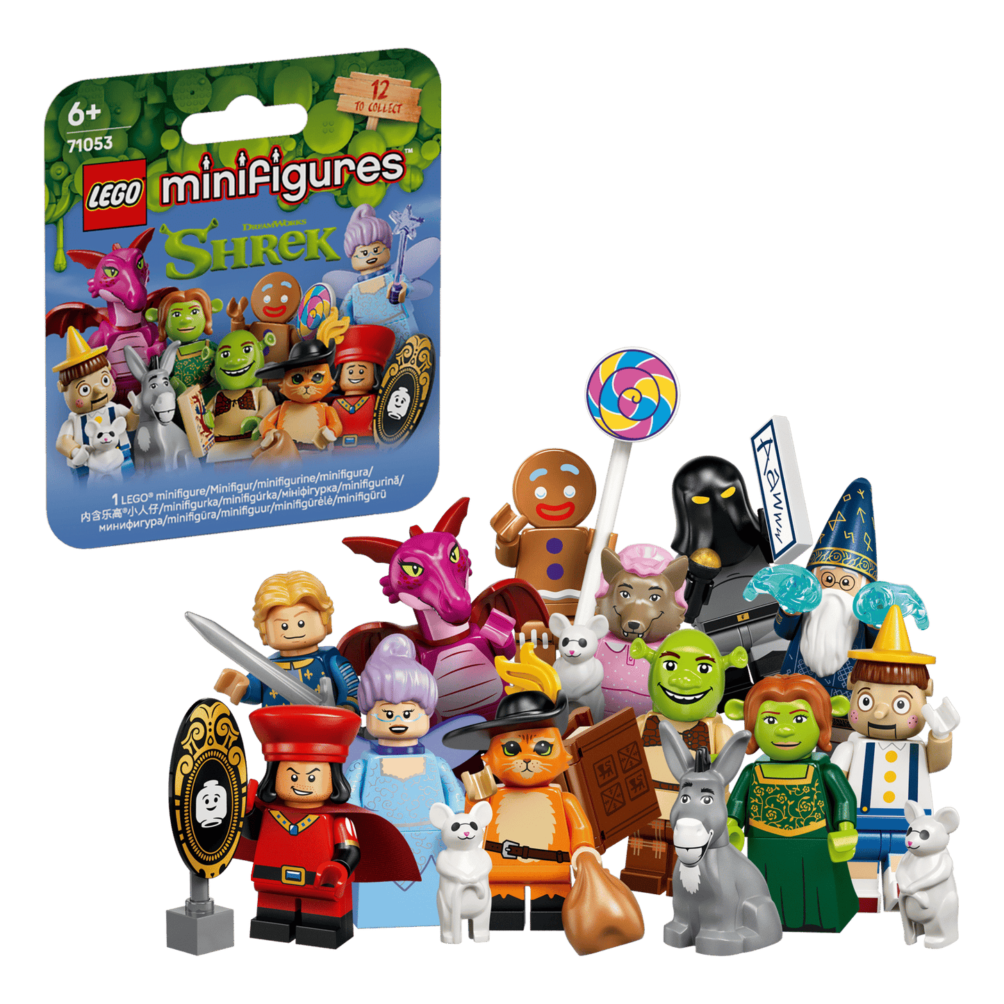71053 LEGO® Shrek Series (Complete Random Set of 1 Minifigure)