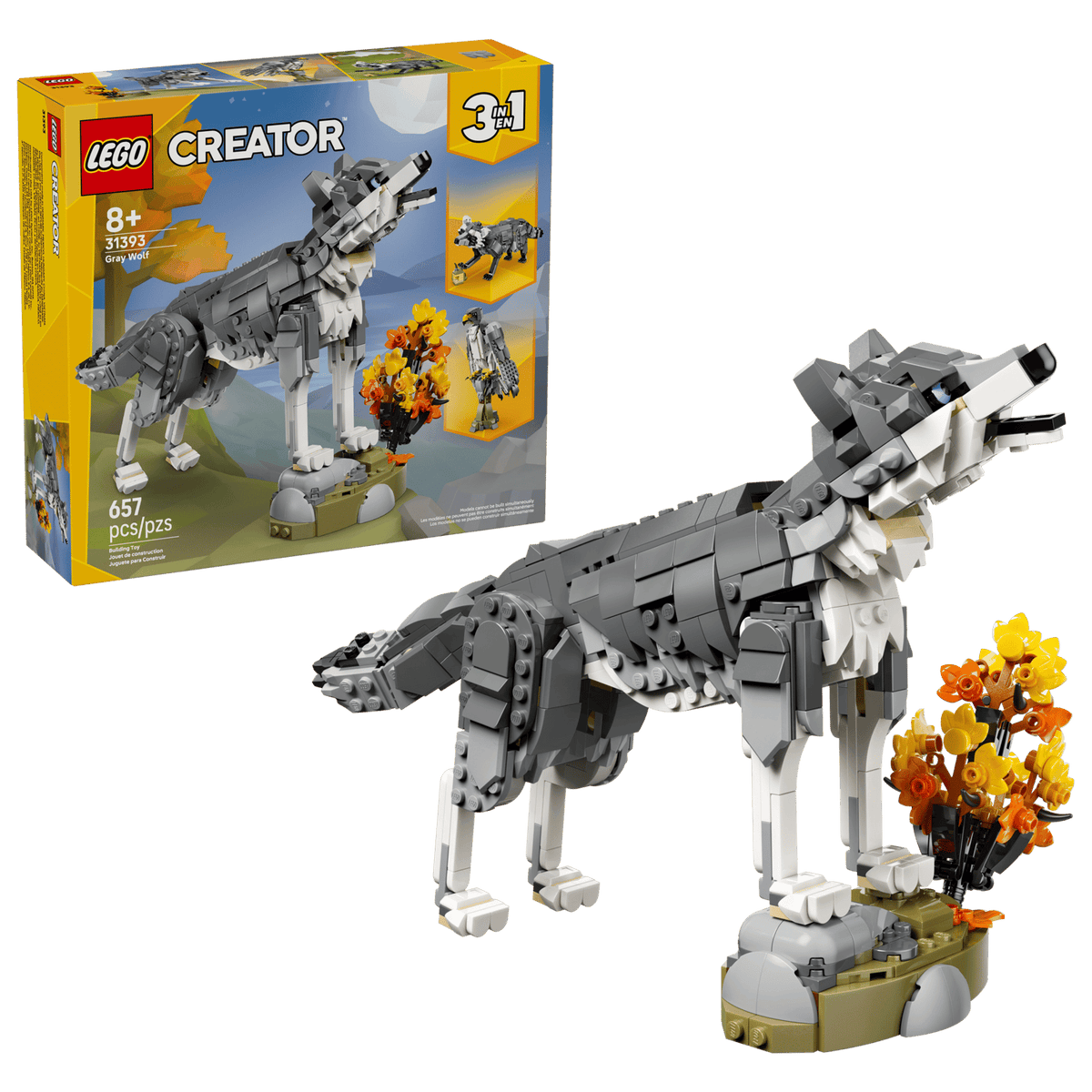 31393 LEGO® Gray Wolf