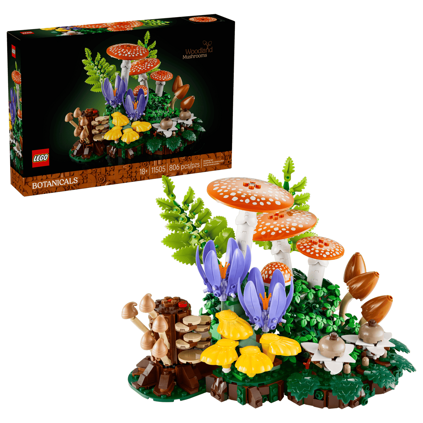 11505 LEGO® Woodland Mushrooms