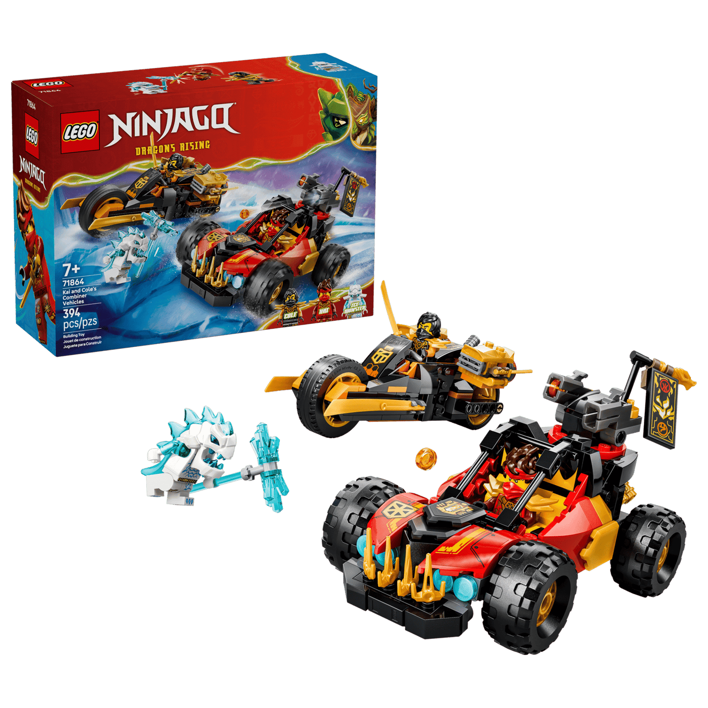 71864 LEGO® Kai and Cole's Combiner Vehicles
