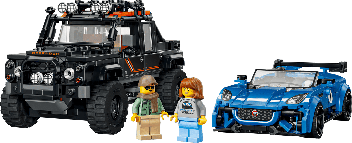 77264 LEGO® Jaguar Project 7 & Land Rover Defender