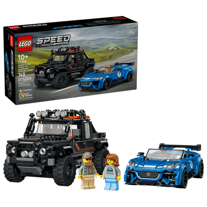 77264 LEGO® Jaguar Project 7 & Land Rover Defender