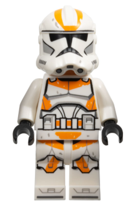 Clone Trooper, 212th Attack Battalion (Phase 2) - White Arms, Dirt Stains, Nougat Head, Helmet with Holes