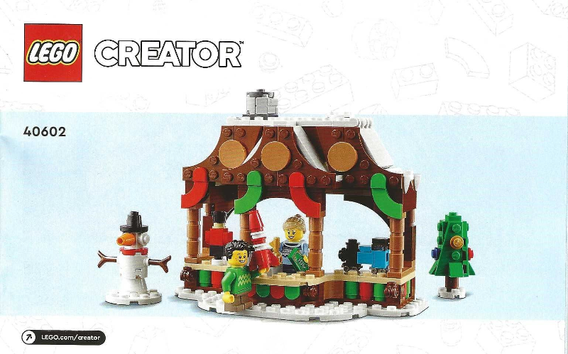 40602 LEGO® Winter Market Stall