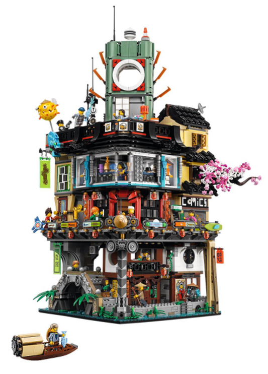 Used Set 70620 NINJAGO City (No Instruction Manual or Box)