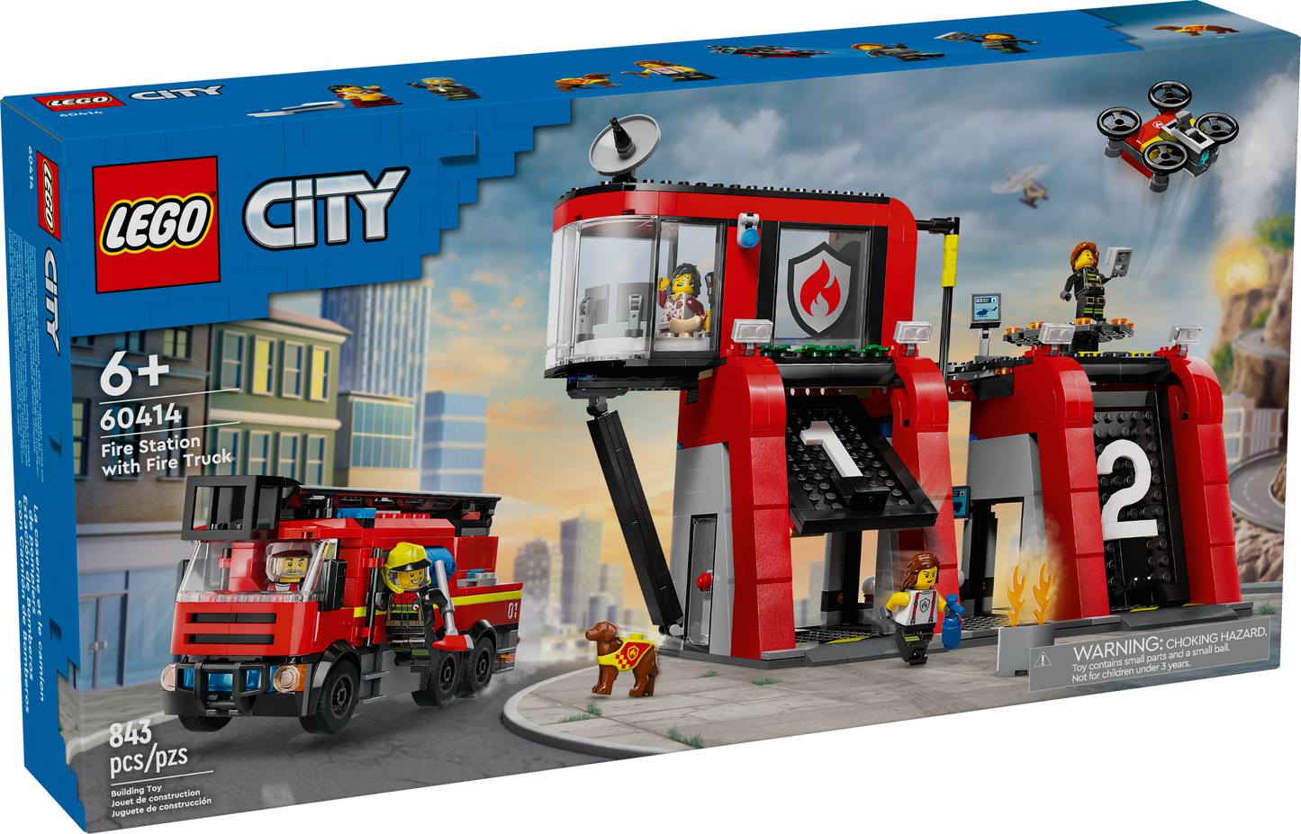 LEGO® 60414 Fire Station with Fire Truck