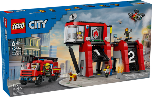 LEGO® 60414 Fire Station with Fire Truck