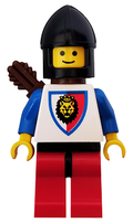 Royal Knights - Knight 1, Black Chin-Guard, with Quiver