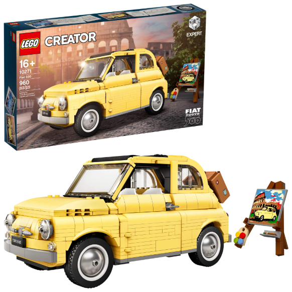 LEGO® 10271 Fiat 500 {Bright Light Yellow Edition} (RETIRED SET)