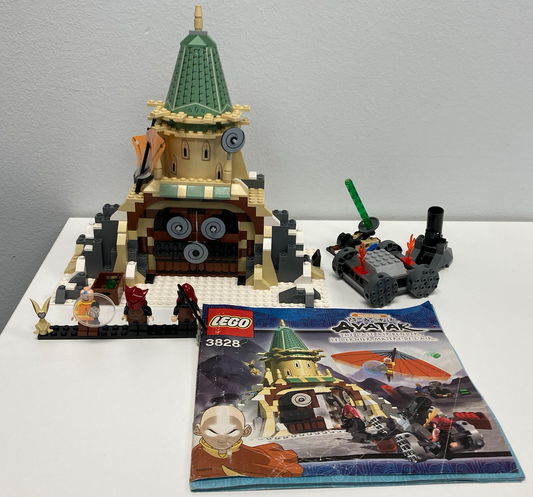 Used Set 3828 Air Temple (with Instruction Manual, No Box)