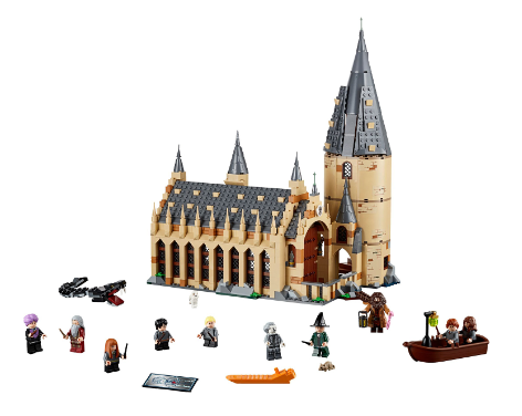 Used Set 75954 Hogwarts Great Hall (with Instruction Manual, No Box)