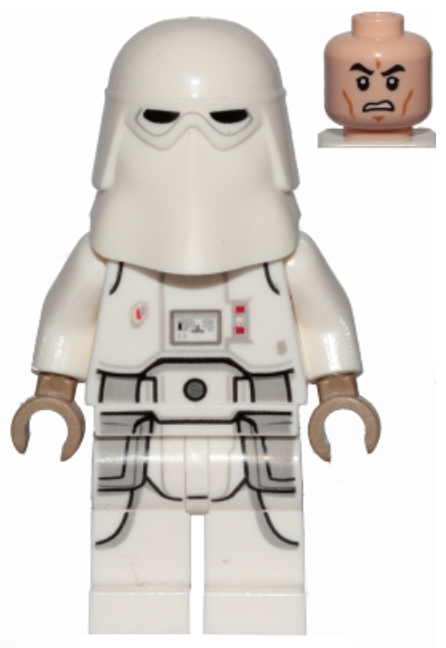 Snowtrooper, Printed Legs, Dark Tan Hands