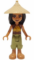 dp118 Raya - Tan Conical Hat, Yellow Top, Medium Nougat Boots