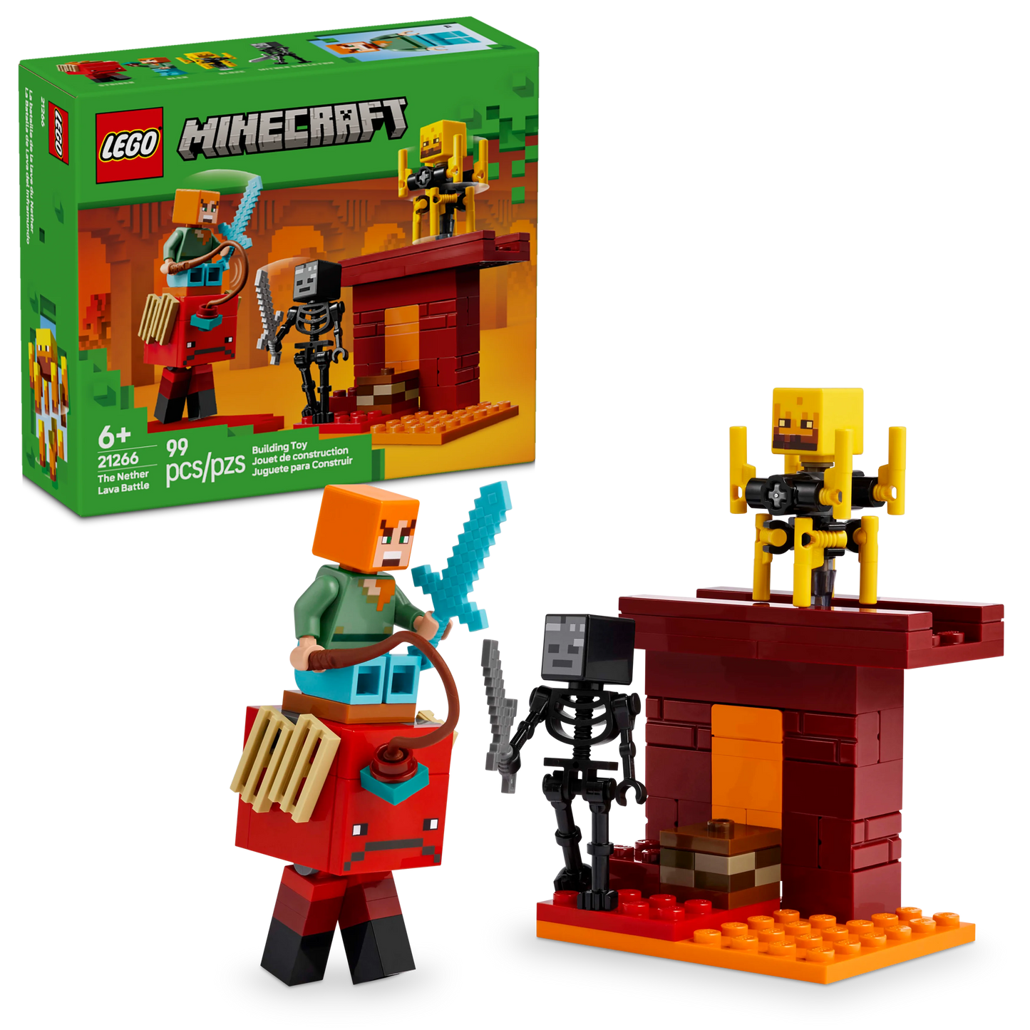 21266 LEGO® The Nether Lava Battle