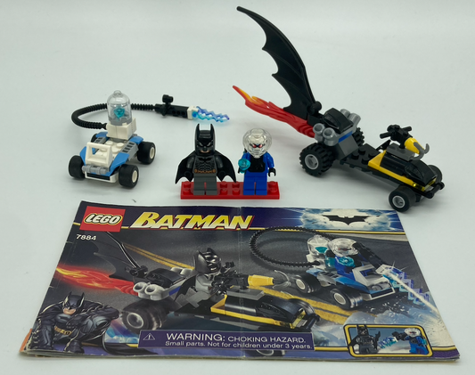 Used Set 7884 Batman's Buggy: The Escape of Mr. Freeze (with Instruction Manual, No Box)