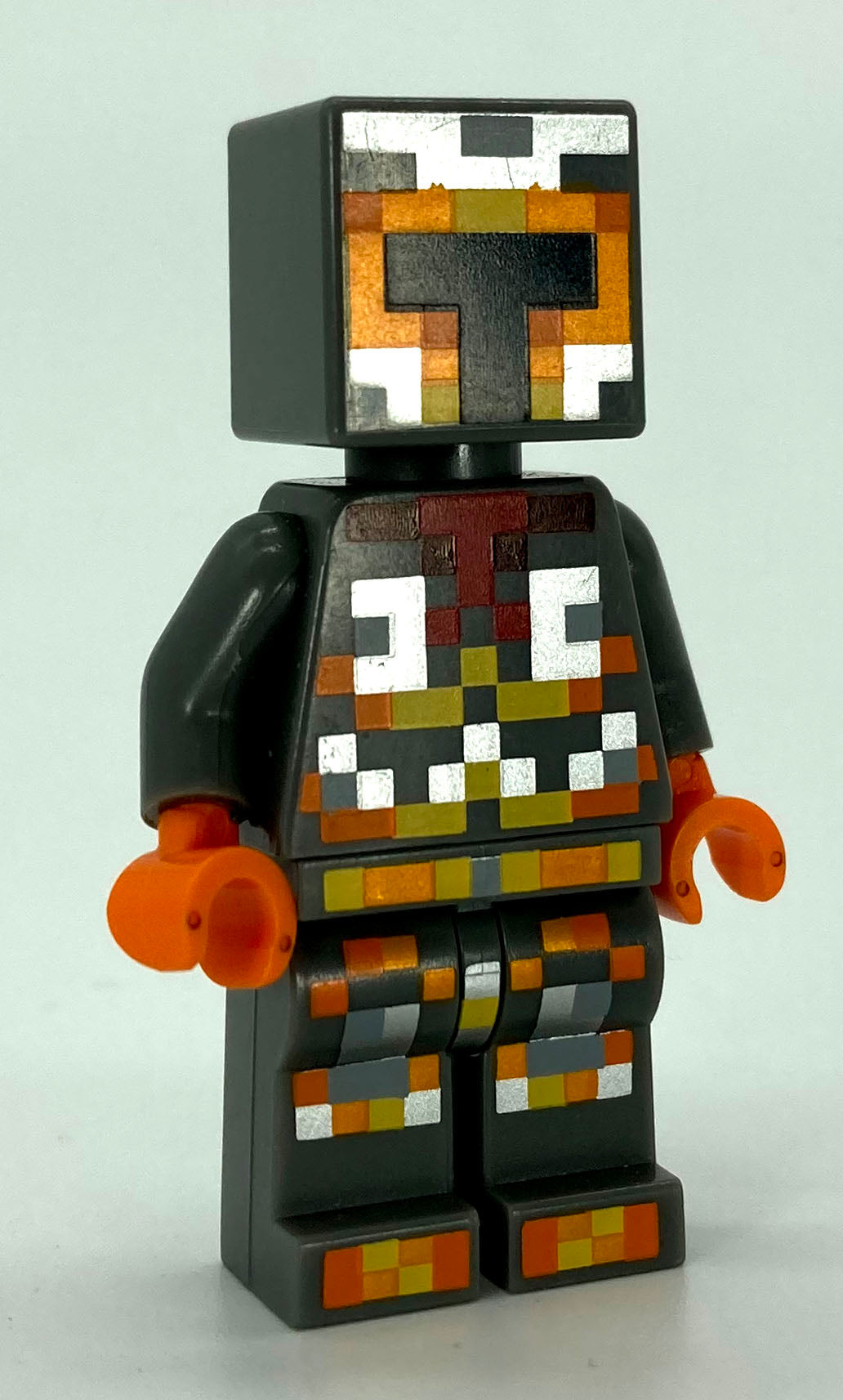 Minecraft Skin 1 - Pixilated, Yellow and Orange Armor – Bricks ...