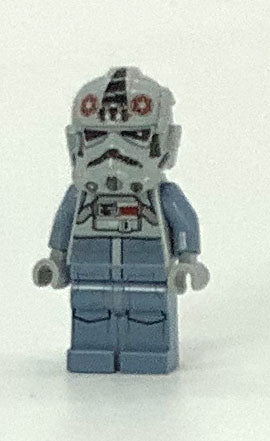 AT-AT Driver - Dark Red Imperial Logo, Grimacing