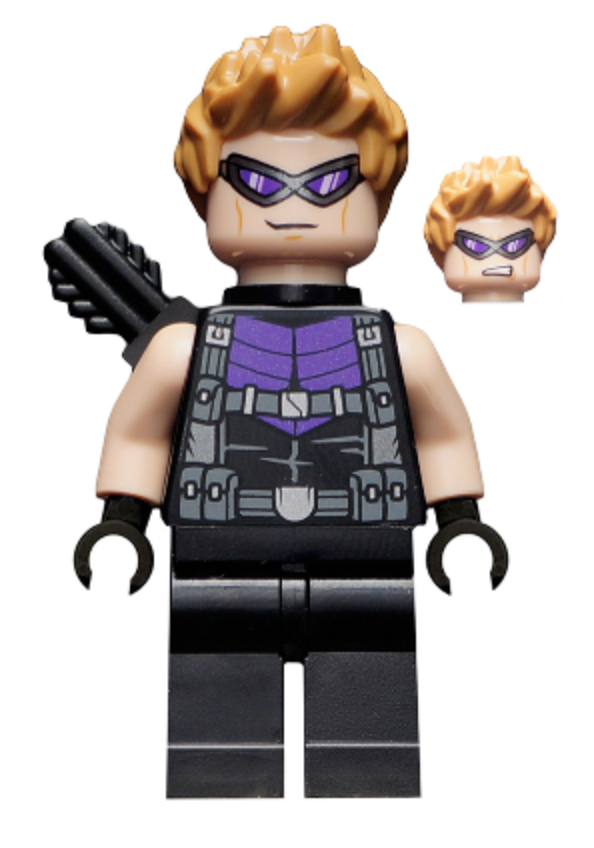 Hawkeye - Black and Dark Purple Suit, Quiver, Goggles