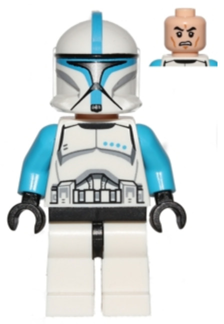Clone Trooper Lieutenant (Phase 1) - Scowl