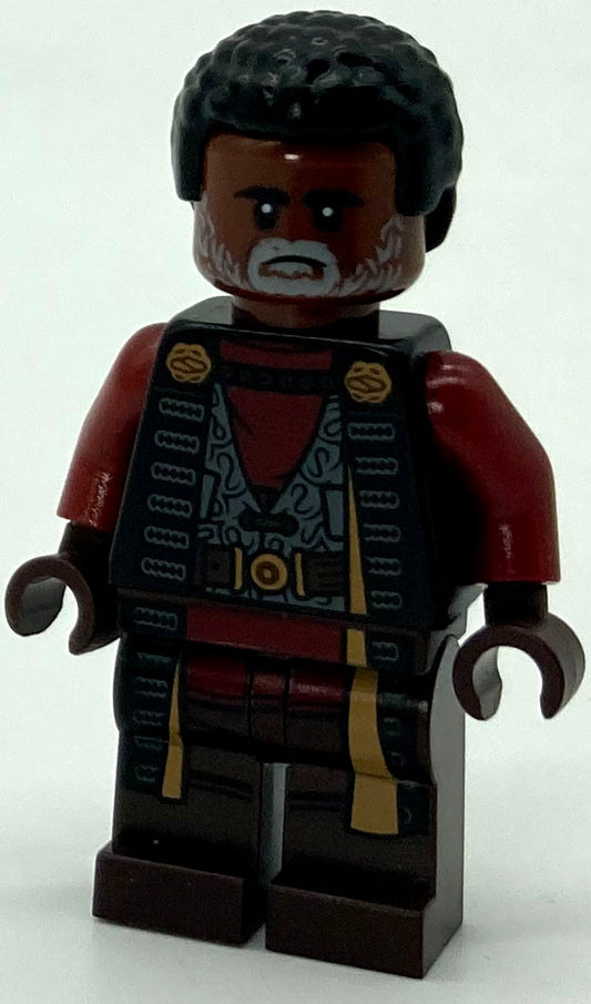 Greef Karga - Black Magistrate Robe and Gray Beard