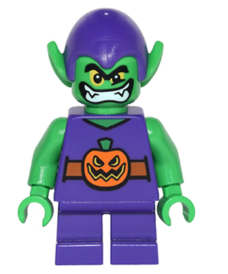 Green Goblin - Bright Green Skin, Dark Purple Outfit, Short Legs