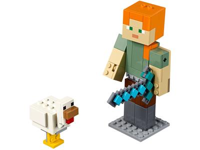 21149 LEGO® Minecraft Alex BigFig with Chicken Used Set