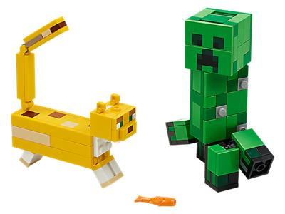 21156 LEGO® BigFig Creeper and Ocelot Used Set