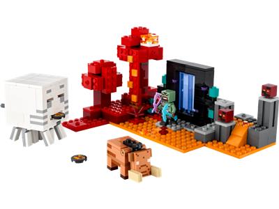 21255 LEGO® The Nether Portal Ambush Used Set
