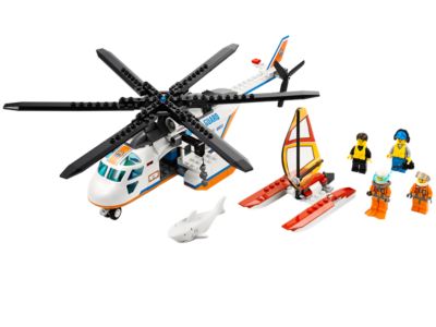 60013 LEGO® Coast Guard Helicopter Used Set