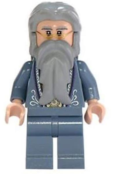 Albus Dumbledore - Sand Blue Outfit with Silver Embroidery