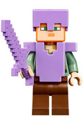 Alex - Reddish Brown Legs, Medium Lavender Helmet and Armor