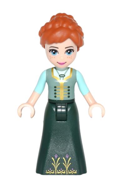 Anna - Sand Green Top, Dark Green Skirt