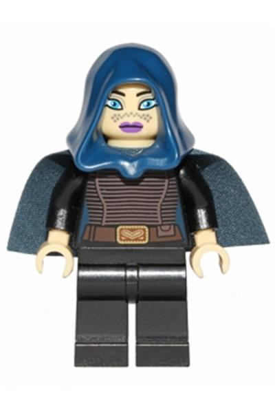 Barriss Offee - Dark Blue Cape and Hood